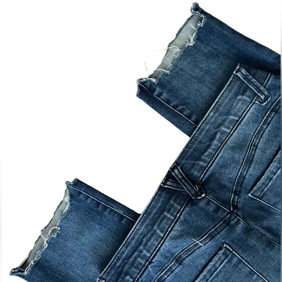 Democracy AB Technology High Rise Distressed Straight Leg Jeans - Picture 5 of 7